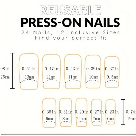 84) NWT Press-On Nails - Picture 4 of 4
